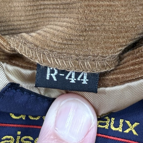Goudchaux Maison Blanche Blazer Men's 44R VTG Corduroy Elbow Patch Made In Japan - Picture 2 of 10
